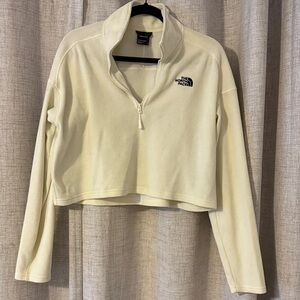 The North Face Women's Off-White Fleece Hoodie